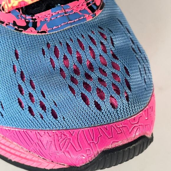 Asics Gel-Noosa Tri 10 Running Sneakers Shoes Neon Pink Blue Green Women 6 - Picture 10 of 14